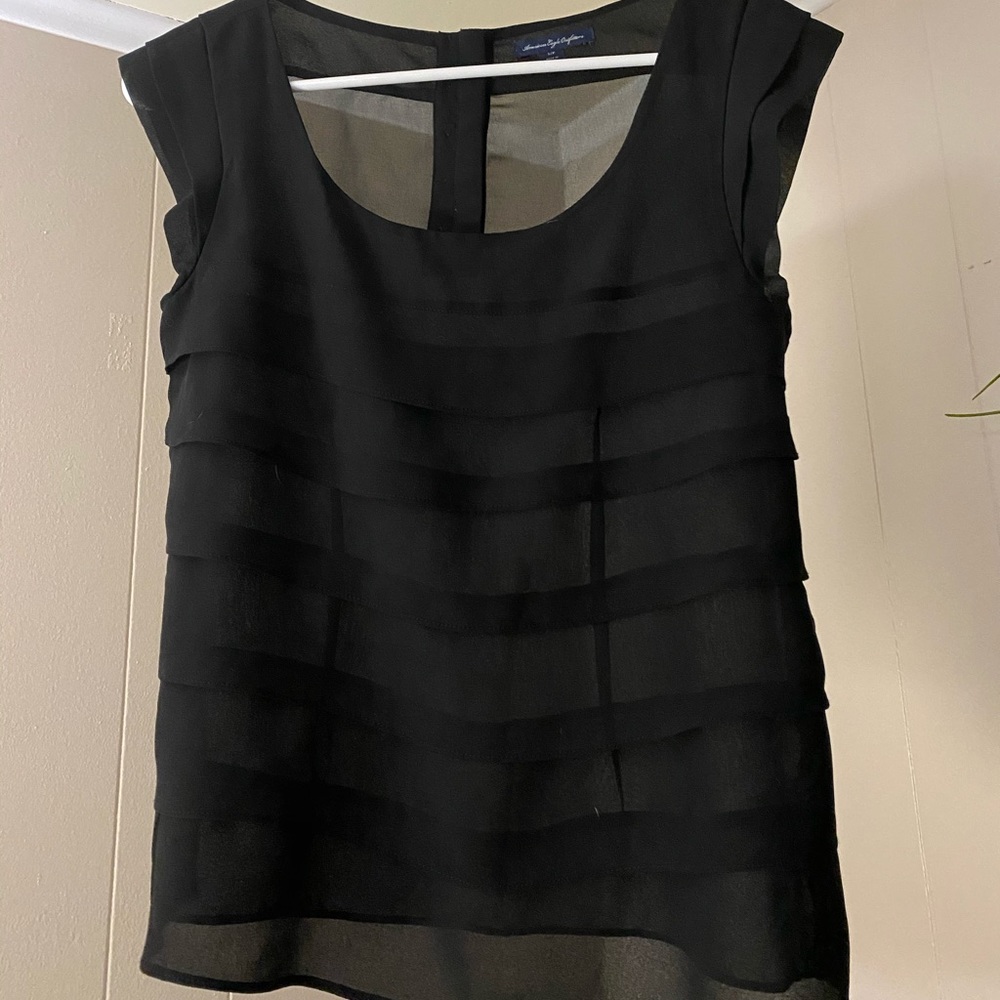 American Eagle Black Dress Shirt
